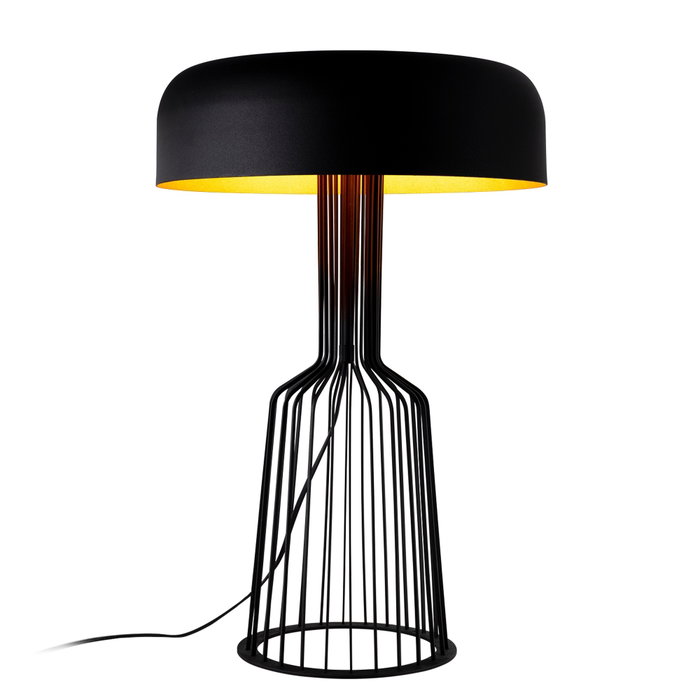 Opviq Fellini - MR-123 Lámpara de mesa Negra y Dorada Opviq Fellini - MR-123 Lámpara de mesa Negra y Dorada